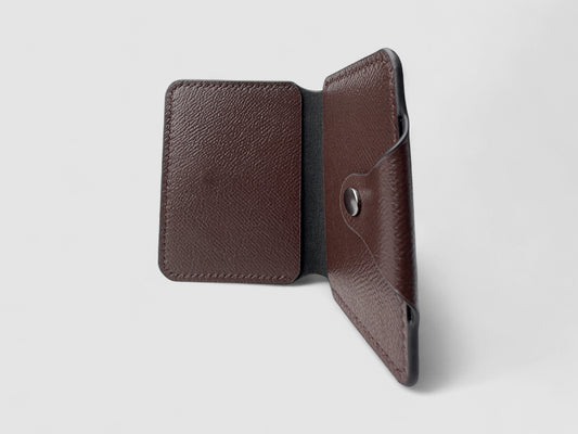 Mocha Luxe Envelope Card Holder