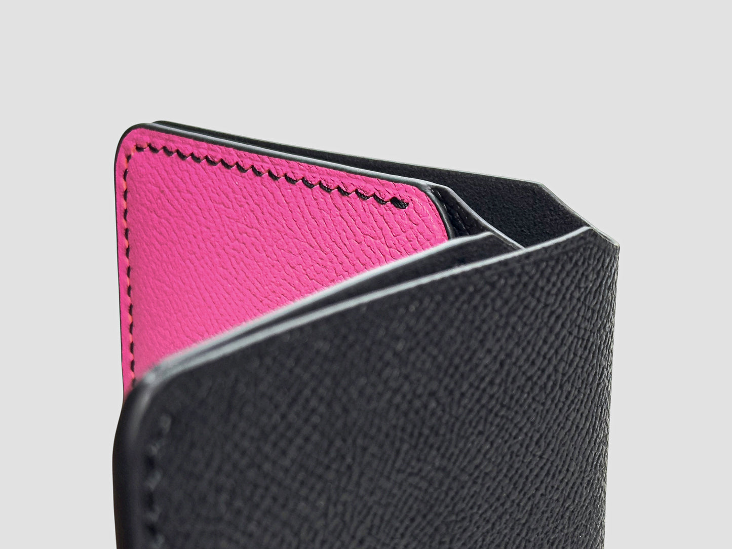 Midnight Rose Snap Button Leather Wallet