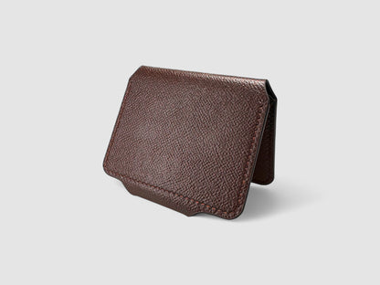 Mocha Luxe Envelope Card Holder