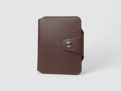 Mocha Luxe Envelope Card Holder